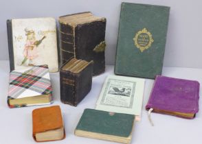 A collection of Religious and Literature miniature books