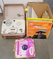 A Ferguson record player and a collection of records **PLEASE NOTE THIS LOT IS NOT ELIGIBLE FOR