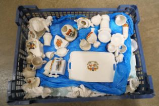 A collection of crested china **PLEASE NOTE THIS LOT IS NOT ELIGIBLE FOR POSTING AND PACKING**