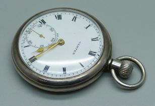 A Vertex silver pocket watch
