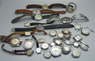 Assorted lady's and gentleman's mechanical wristwatches
