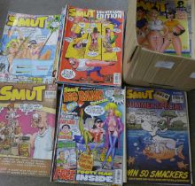 A collection of Smut The Alternative Comic from 1990s/2000s including early issues, plus Twisted