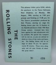 A Rolling Stones 1964 Tower Ballroom ticket