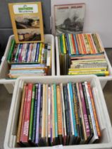 Three boxes of approximately 120 railway books, brochures, etc. **PLEASE NOTE THIS LOT IS NOT