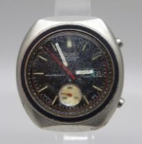 A gentleman's Seiko chronograph automatic wristwatch, 6139-8001