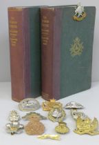 Two volumes, The Sherwood Foresters Regimental Annual, 1926 and 1927, and a collection of twelve