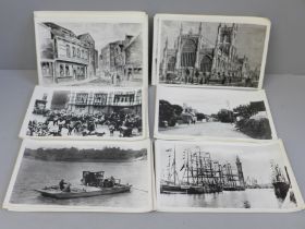 Humberside Libraries reproduction postcards, 60+