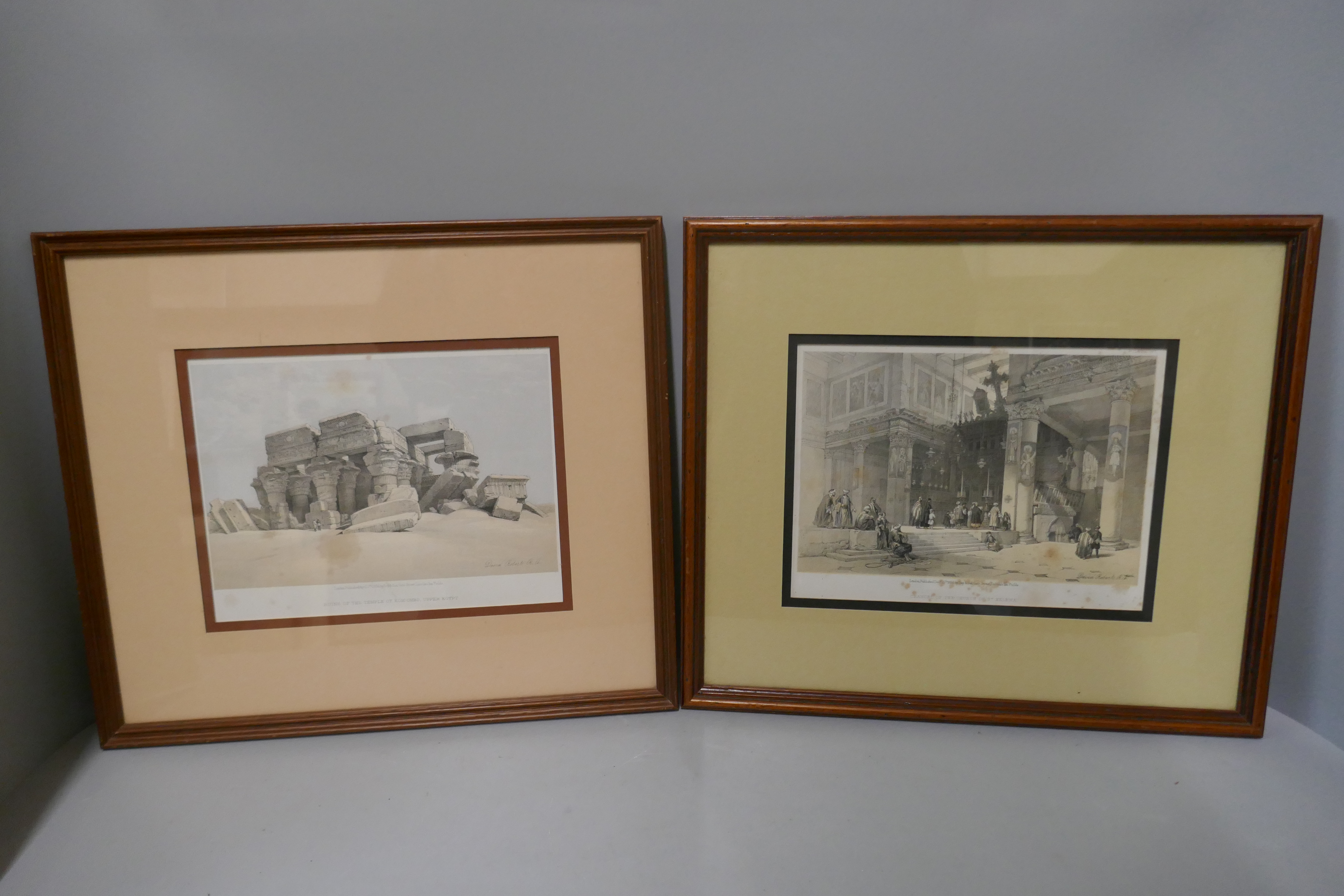 A collection of framed prints, all relating to ancient Egypt - Image 5 of 6