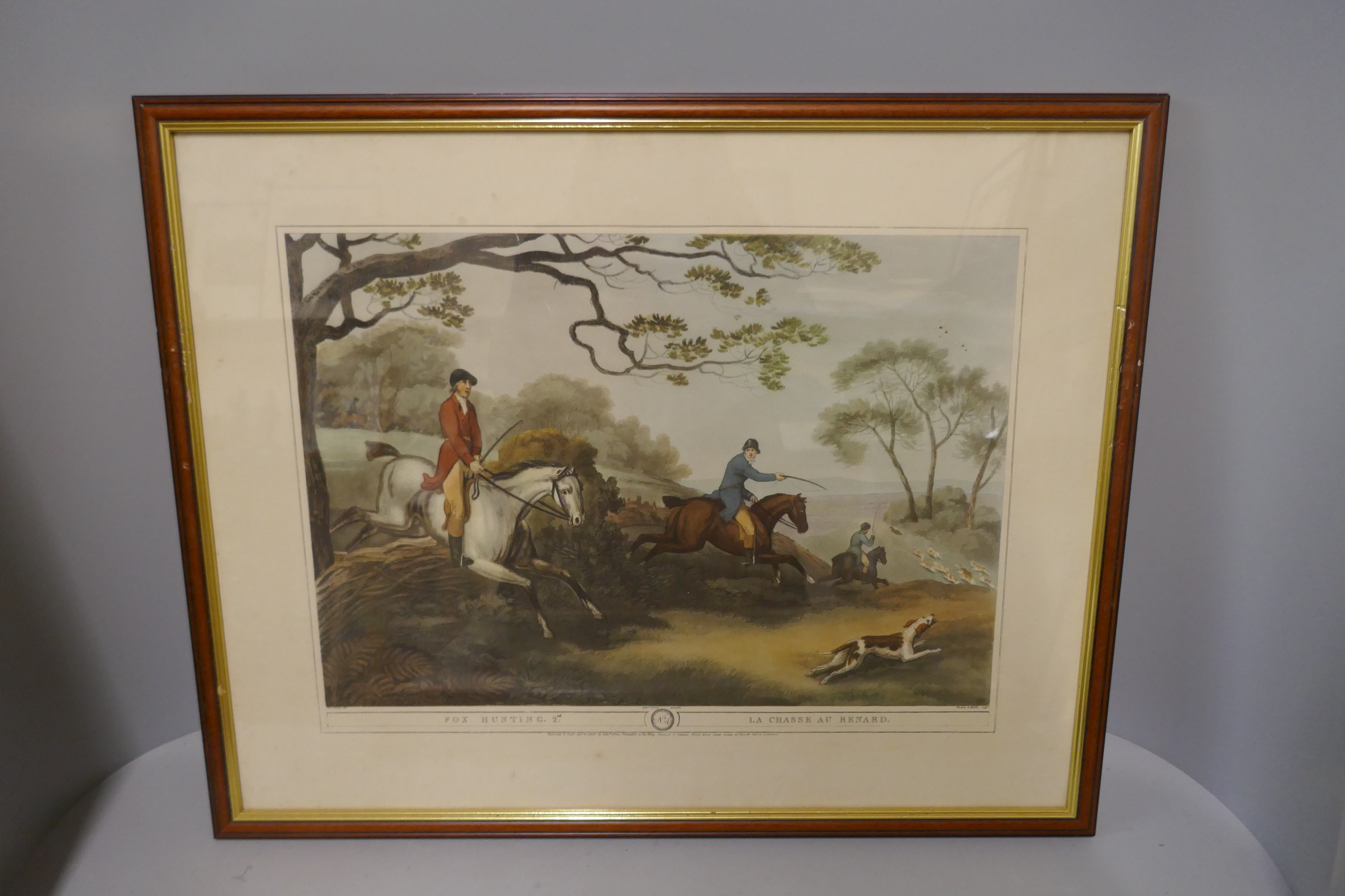 A collection of framed prints, hunting scenes - Image 5 of 9