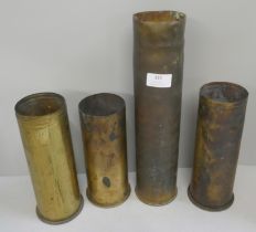 Four military shells