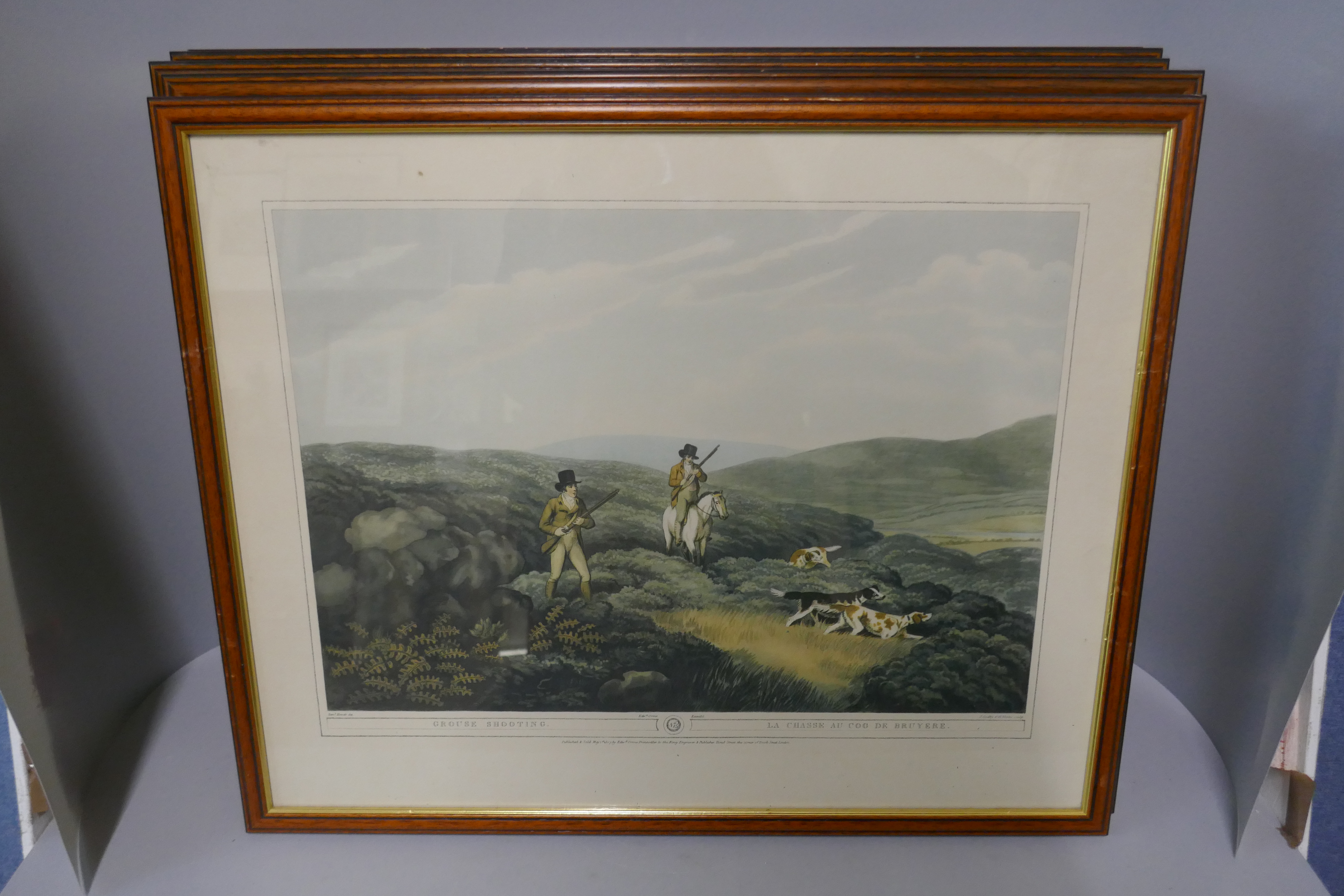 A collection of framed prints, hunting scenes - Image 9 of 9