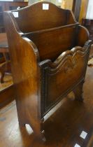 A Titchmarsh & Goodwin Ipswich oak magazine rack