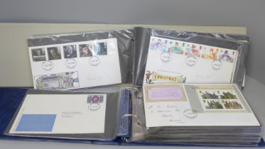 A collection of approximately 80 1970s and 1980s first day covers