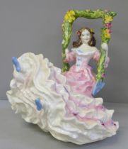 A Royal Doulton figure, Blossom Time, limited edition, signed