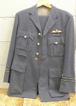 A 1960s RAF flight lieutenant uniform