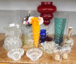 A collection of glassware **PLEASE NOTE THIS LOT IS NOT ELIGIBLE FOR POSTING AND PACKING**