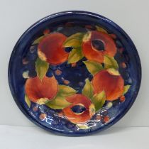 A Moorcroft open pomegranate dish, 22cm