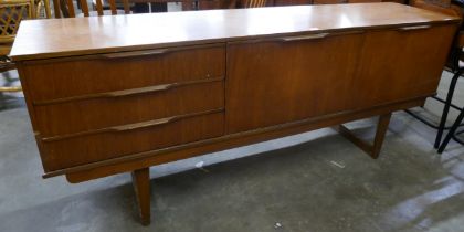 A teak sideboard