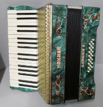 A Hohner piano accordian