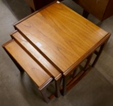 A G-Plan Quadrille teak nest of tables