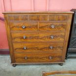 A Victorian mahogany chest of drawers