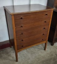 A tola wood chest of drawers