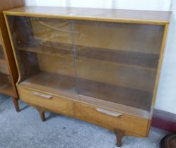 A teak bookcase