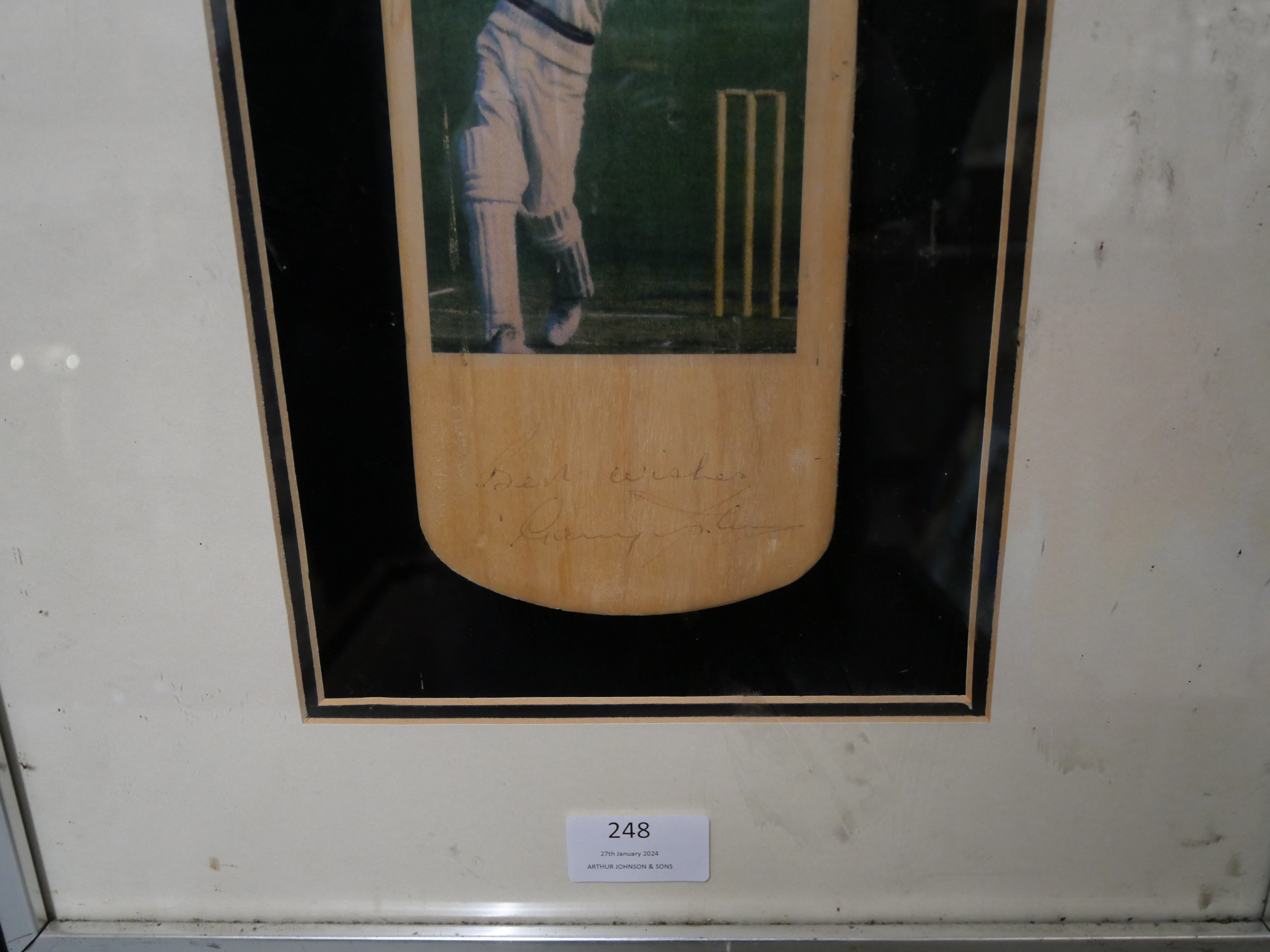 A commemorative, signed Sir Gary Sobers cricket bat - Image 2 of 4