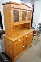 A French pine kitchen dresser