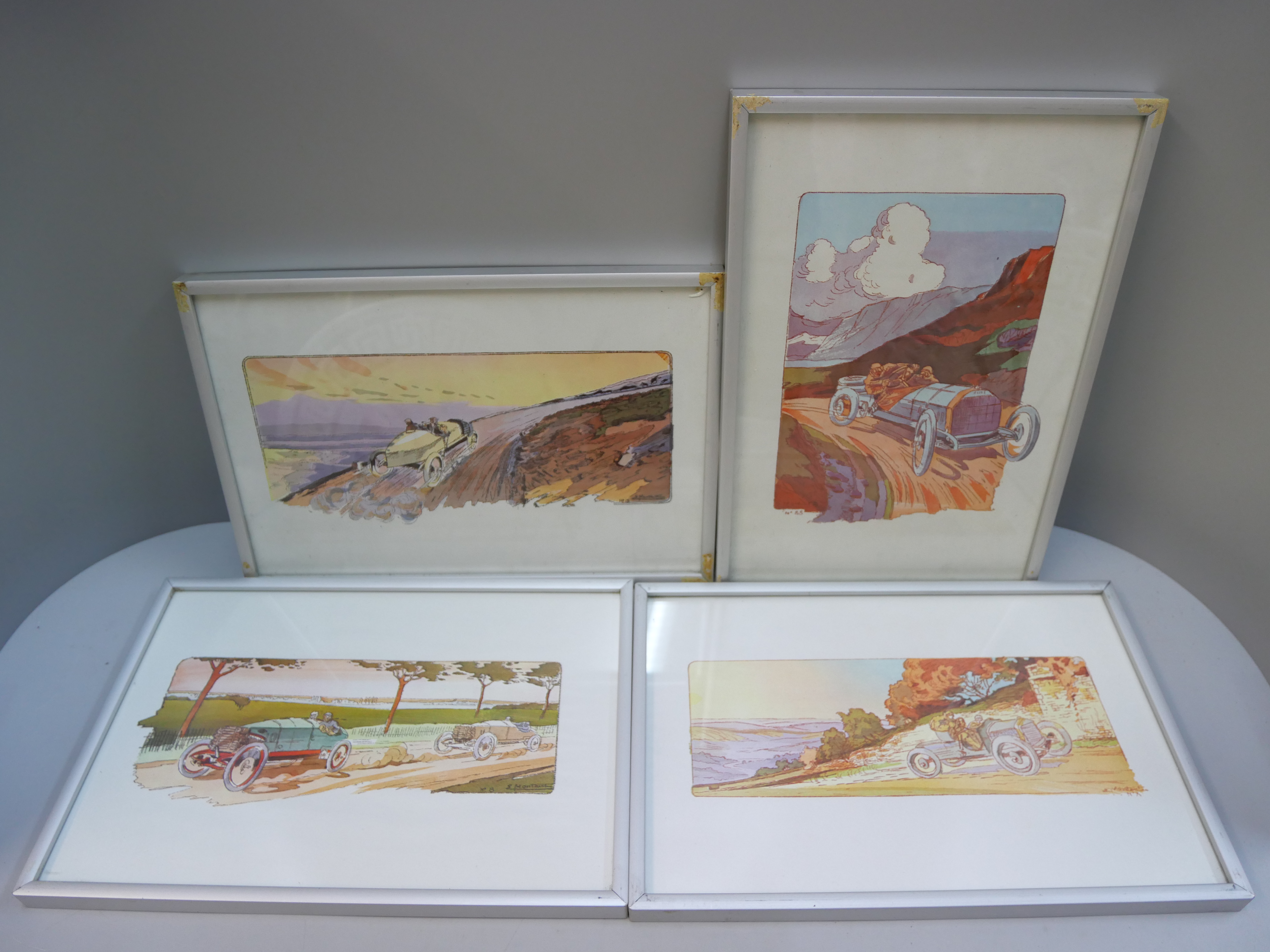A set of 26 framed car racing themed prints - Image 2 of 5
