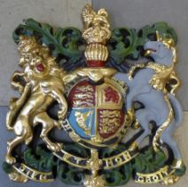 A wall hanging coat of arms