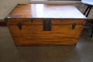 A 19th Century style ships camphorwood chest