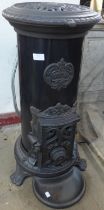 A French Godin cast iron stove