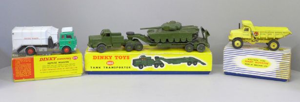 Dinky Toys die-cast model vehicles, 660, 965 and 978