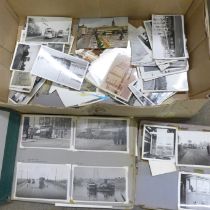 A large collection of tram photographs and postcards