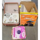 A Ferguson record player and a collection of records **PLEASE NOTE THIS LOT IS NOT ELIGIBLE FOR