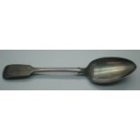 A Victorian silver serving spoon, London 1841, Samuel Hayne and Dudley Cater, 74g