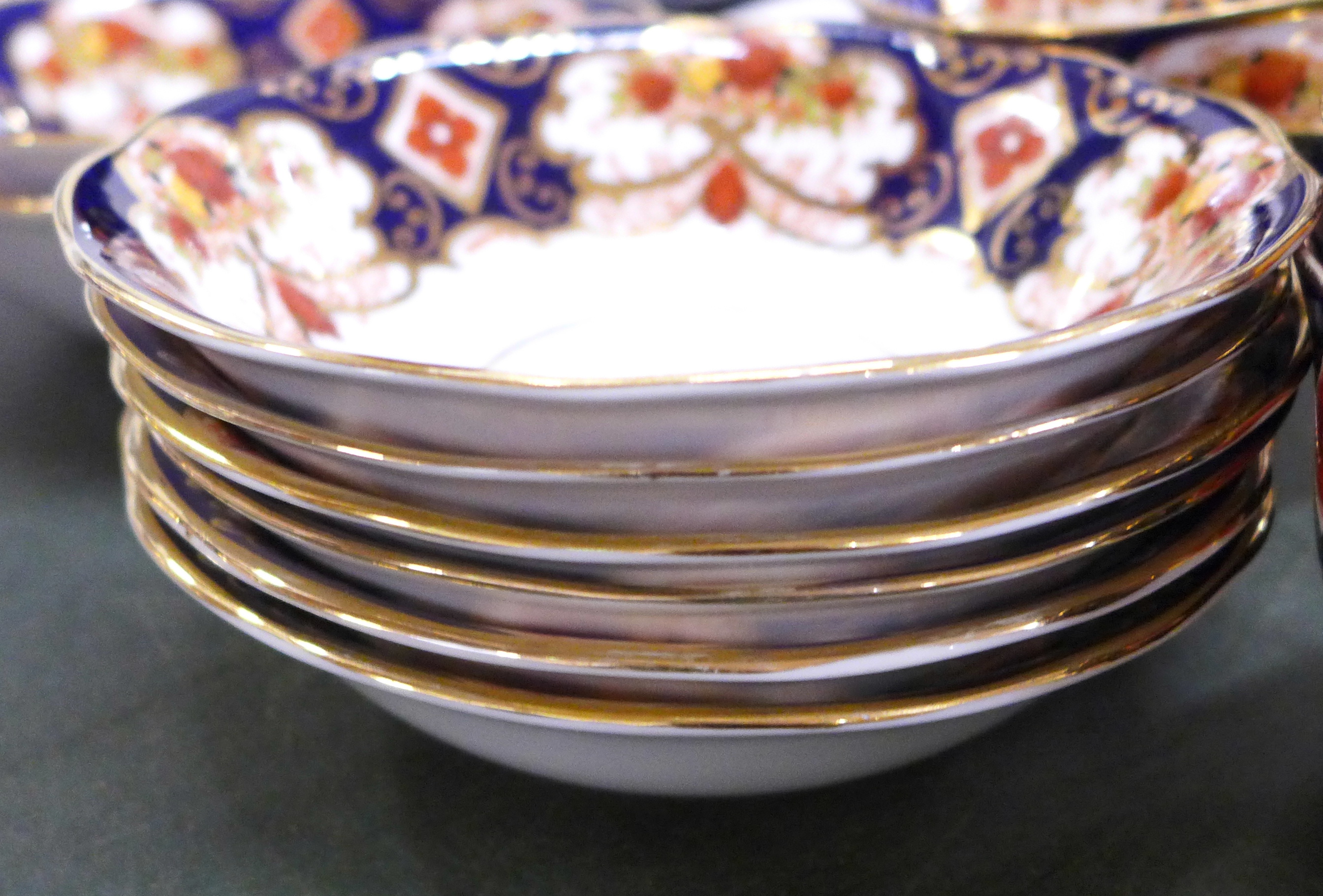 A Royal Albert four setting dinner service, Heirloom pattern, purchased 1960s, dinner, tea and - Image 7 of 9