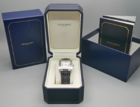 A lady's Chaumet automatic wristwatch, boxed and with certificates/paperwork