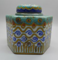 A Gouda Holland for Liberty of London ceramic inkwell, 8.5cm