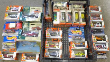 A collection of die-cast model vehicles, boxed