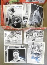 Rugby Union, selection of mainly 8 x 10 & 6 x 8 press photographs including Match Action, Graham