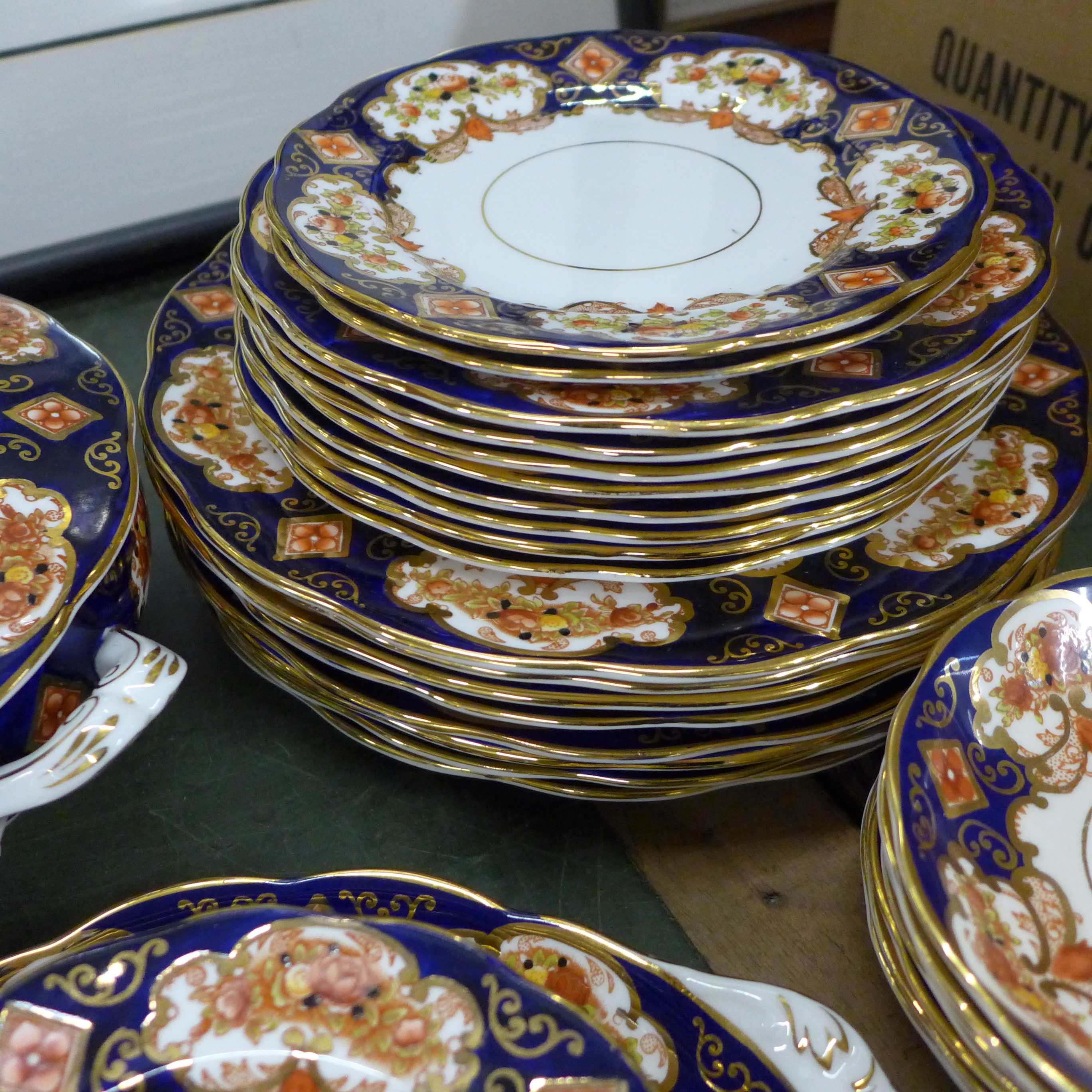 A Royal Albert four setting dinner service, Heirloom pattern, purchased 1960s, dinner, tea and - Image 2 of 9