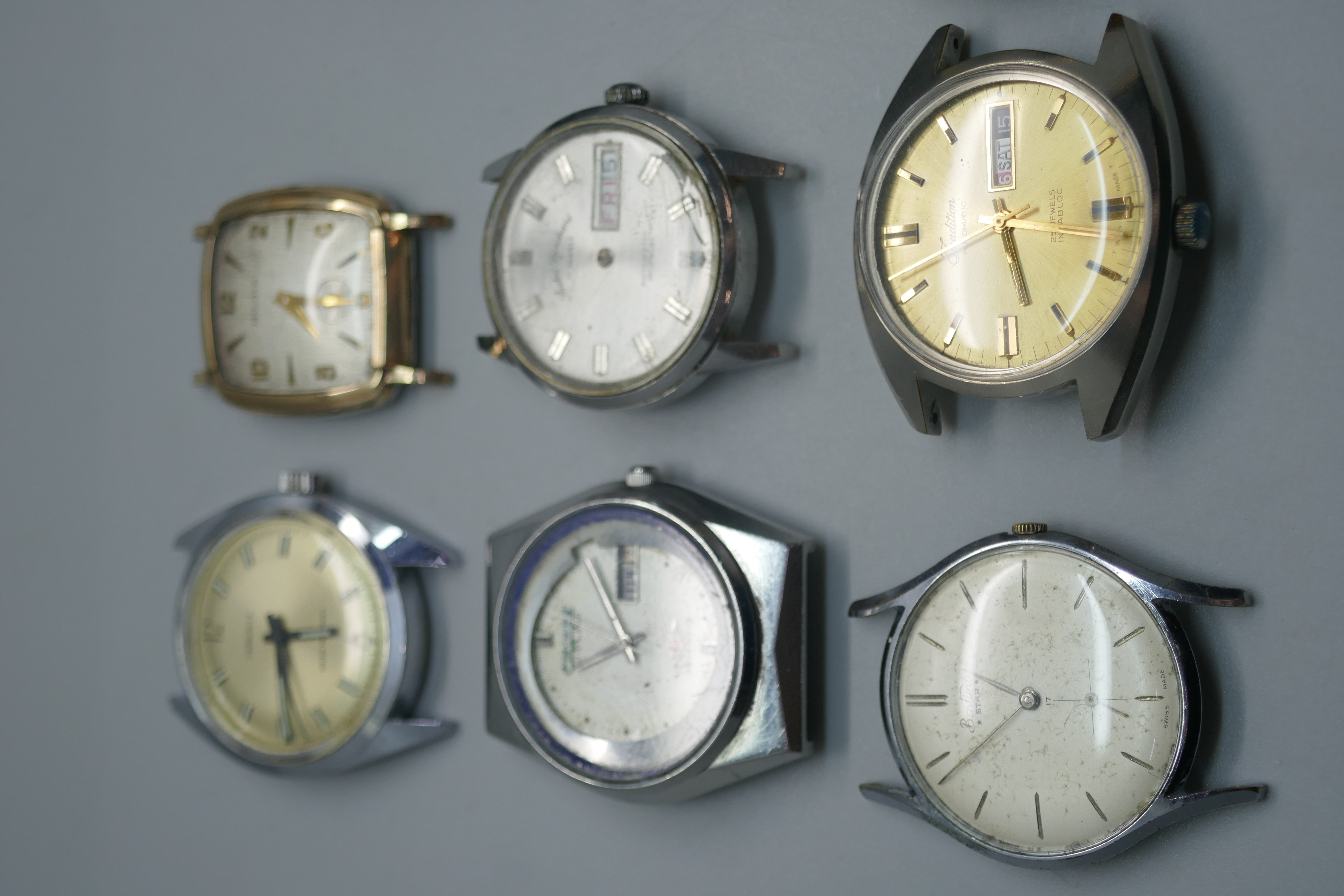 A collection of mechanical wristwatches including Bulova lacking crown, Caravelle, Bentima, etc. - Image 2 of 3