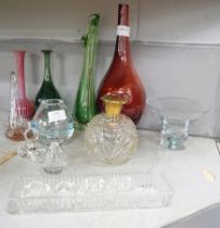 A collection of glassware including coloured **PLEASE NOTE THIS LOT IS NOT ELIGIBLE FOR POSTING