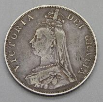 An 1890 double florin