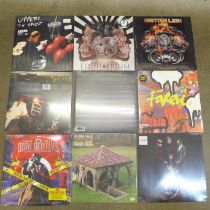 Ten sealed/new LP records including Ed Sheeran, Olden Yold, Creeper, Jay, Farai, British Lion,