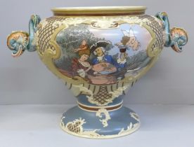 A 19th Century Villeroy & Boch Mettlach punchbowl, 29.5cm