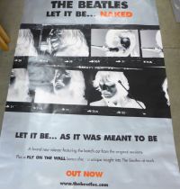 A Beatles Let It Be shop advert poster