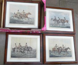 Henry Alken, hunting prints, possible set of six 330 x 270 prints, The Right Sort; Morning,